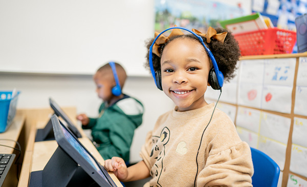 Another pre-k team member at pre-k screening